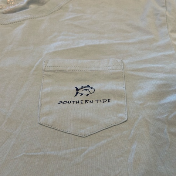 Southern Tide Graphic Pocket Tee American Flag Cups - Large - Picture 2 of 5